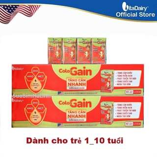 [Quét mã tích xu]Combo 2 thùng 48 hộp Sữa Colosgain Colos Gain Pha Sẵn 110ml