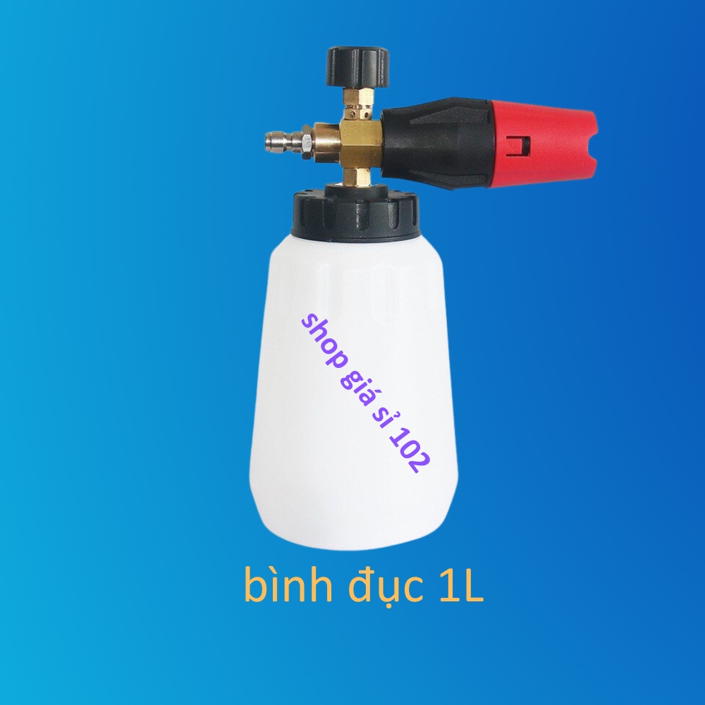 Bình phun tạo bọt tuyết 1L cho máy rửa xe ô tô  - Pha chuẩn hãng