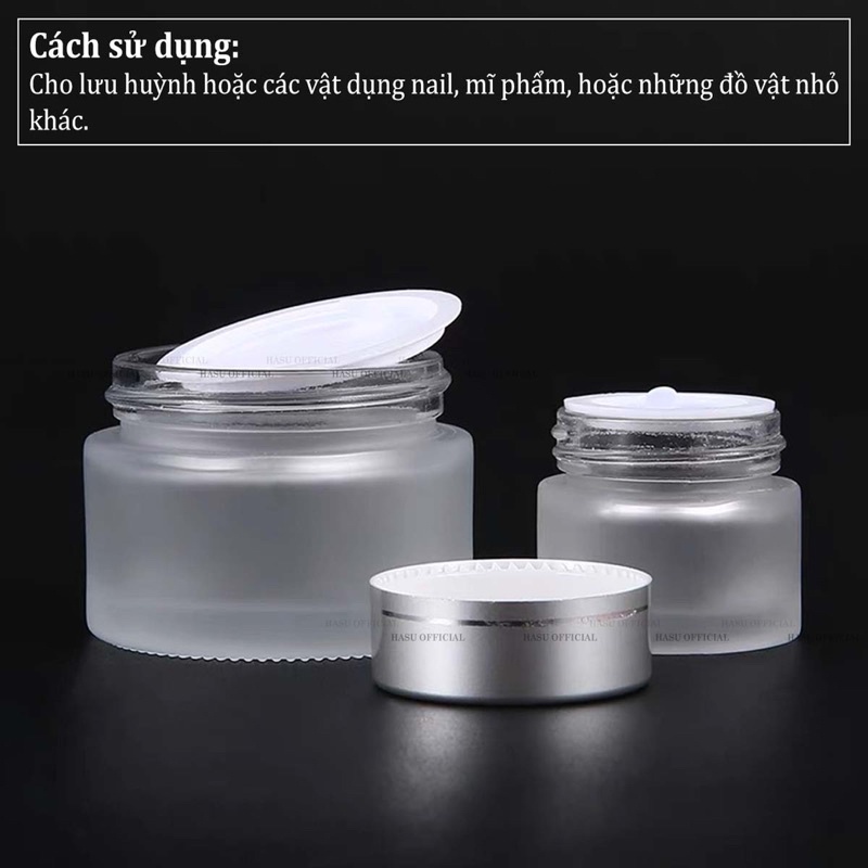 Hủ đựng luu huynh có nắp đậy 10g/20g/30g