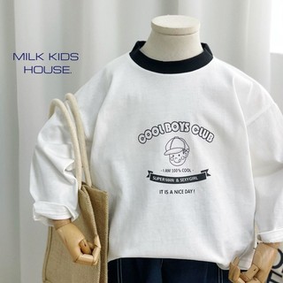 Áo Thun Cotton Tay Dài Phong Cách Hàn Quốc Thời Trang Mùa Xuân Mới 2023 Dành Cho Bé Trai