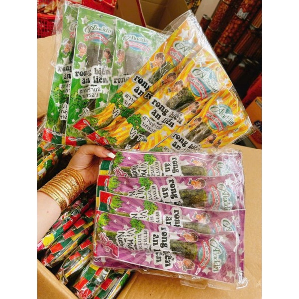 Rong Biển Ăn Liền Sấy Giòn Aladdin