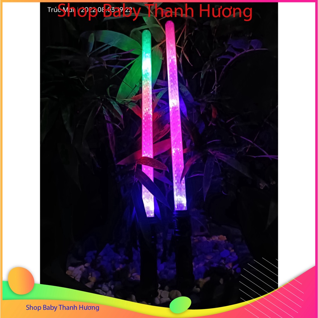 Set 2 Thanh Kiếm đồ xả stress Jedi Sabre Có LED thắp sáng bật sáng Cho Trẻ Em