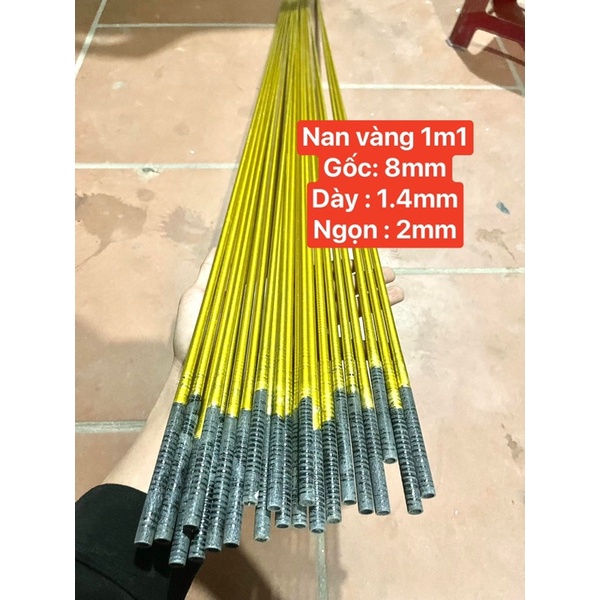NAN cacbon VÀNG vip : 110cm - 125cm - 140cm siêu dẻo + đẹp
