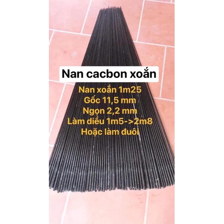 💥Nan cacbon xoắn VIP :  80cm - 95cm - 110cm - 125cm - 140cm Loại víp - Dẻo