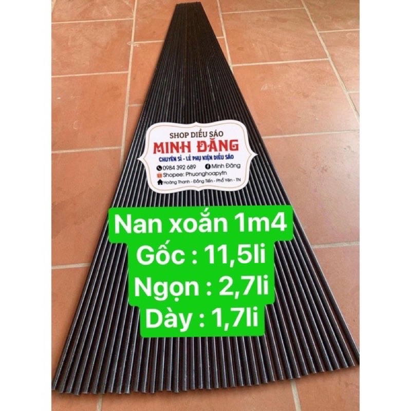 💥Nan cacbon xoắn VIP :  80cm - 95cm - 110cm - 125cm - 140cm Loại víp - Dẻo