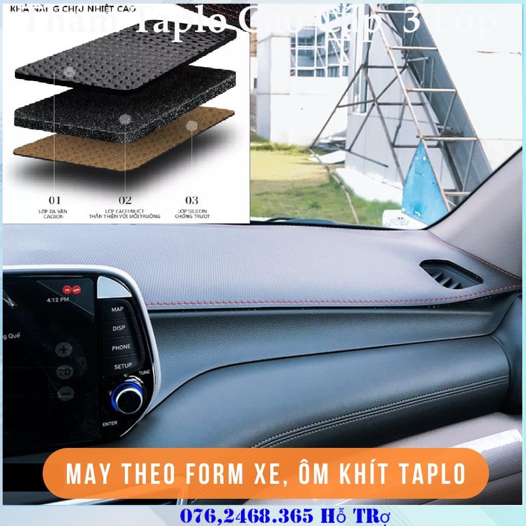Thảm Che Nắng Taplo Mitsubishi Attrage,Lót Mặt Taplo Xe Hơi Ô Tô 3 Lớp Chống Trượt,Bảo Hành 12 Tháng
