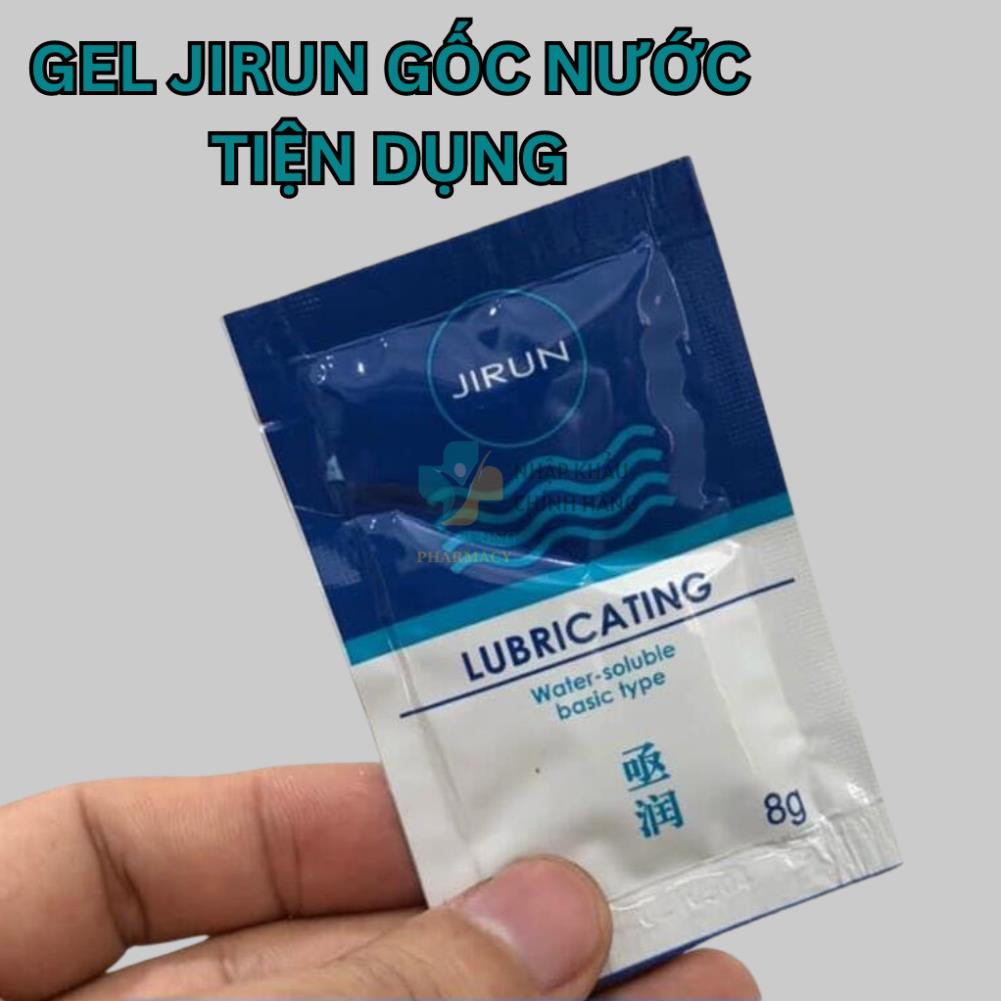 Gel bôi trơn JIRUN Lubricating dạng gói Gốc Nước tăng khoái cảm 8g tiện dụng Gel HA NOI