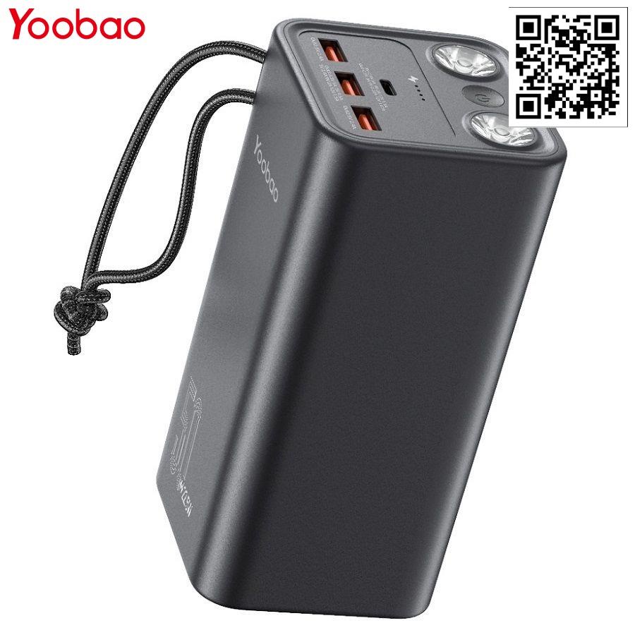 Sạc Dự Phòng Yoobao 50000mAh Sạc Nhanh PD 20W Có Đèn Pin Chiếu Sáng Công Suất Lớn - YOOBAO H5