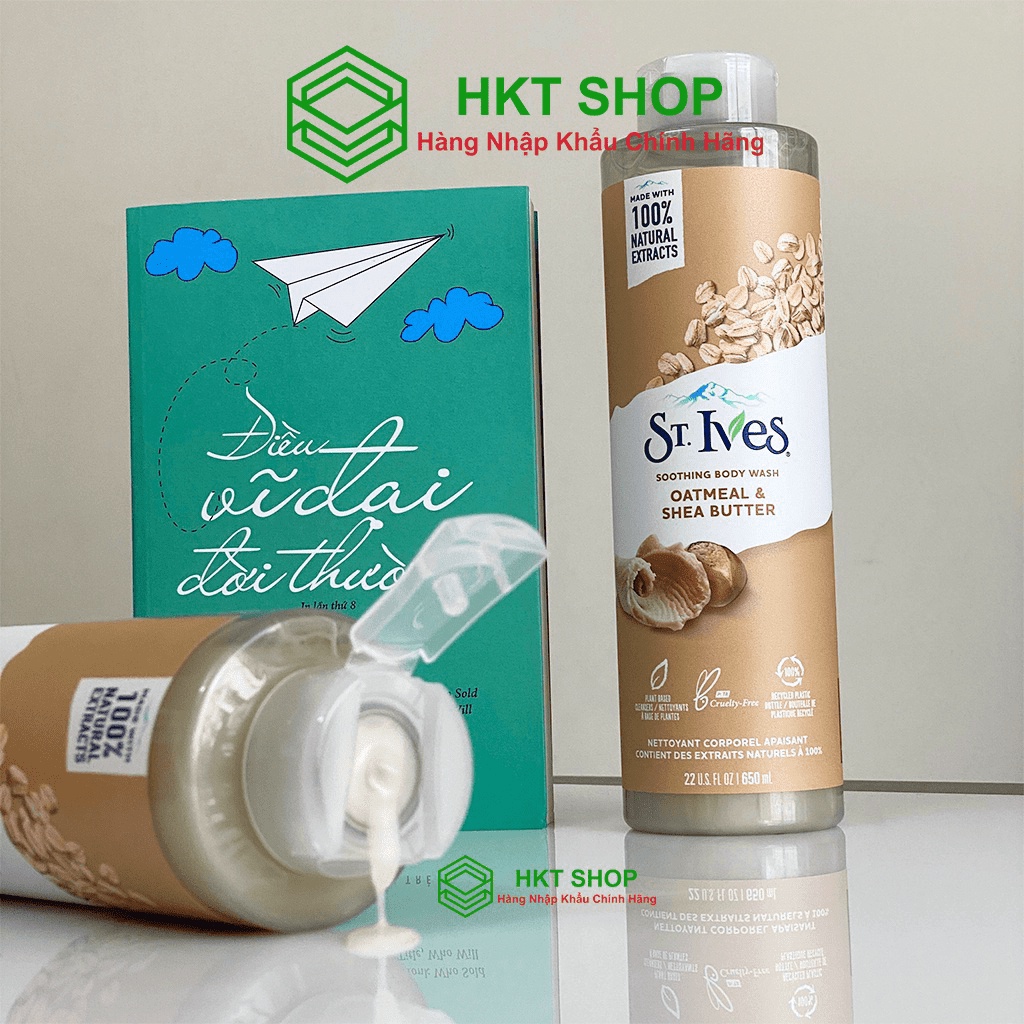 Sữa tắm tẩy tế bào chết St. Ives 650ml - HKT Shop