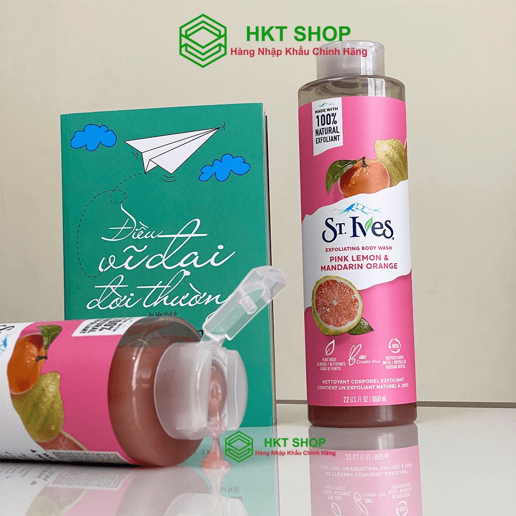 Sữa tắm tẩy tế bào chết St. Ives 650ml - HKT Shop