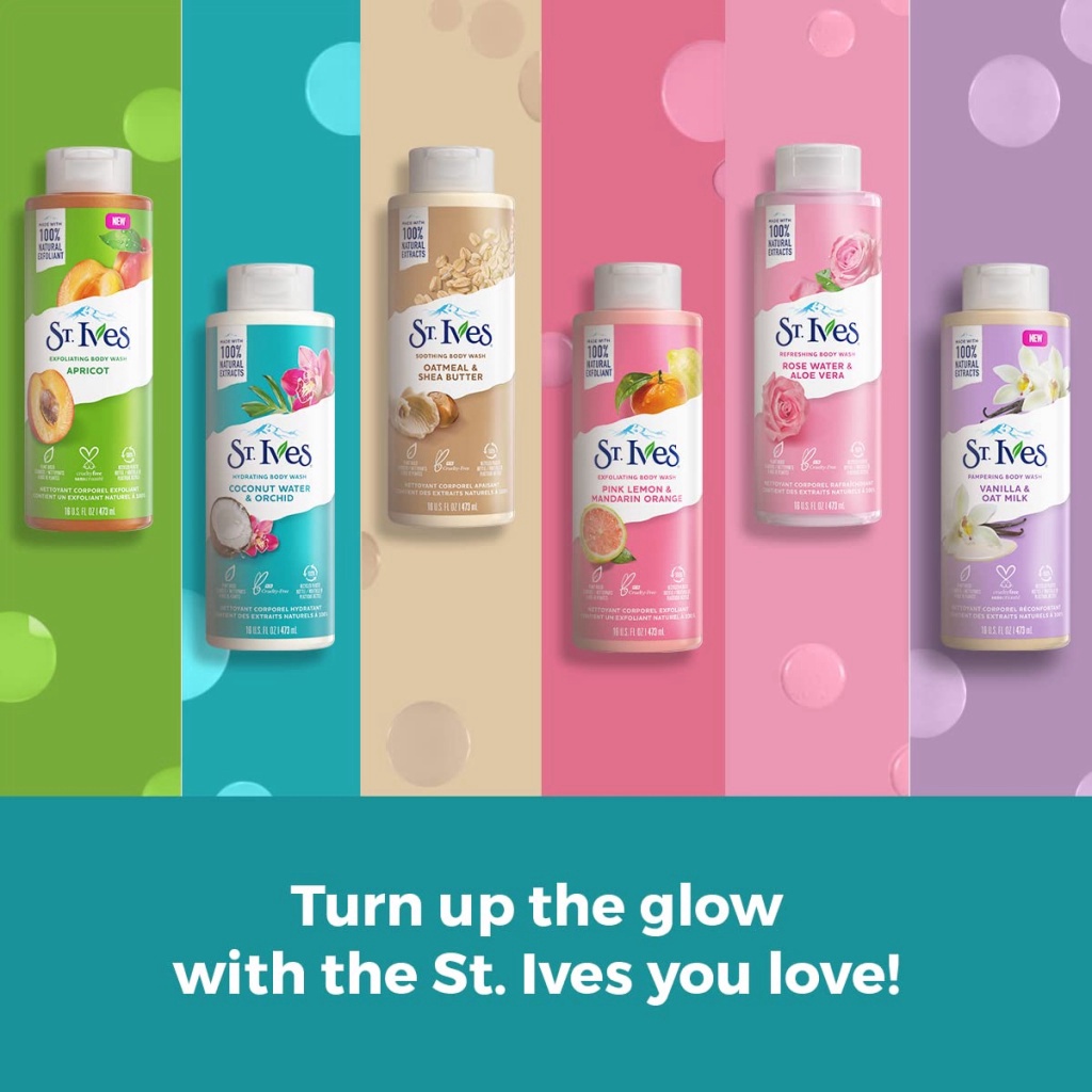 Sữa tắm tẩy tế bào chết St. Ives 650ml - HKT Shop