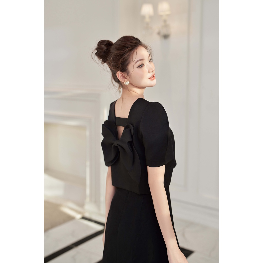 MadebyChloé - Chân váy A viền tròn xẻ có quần ROSIE SKORT - Thiết kế cao cấp