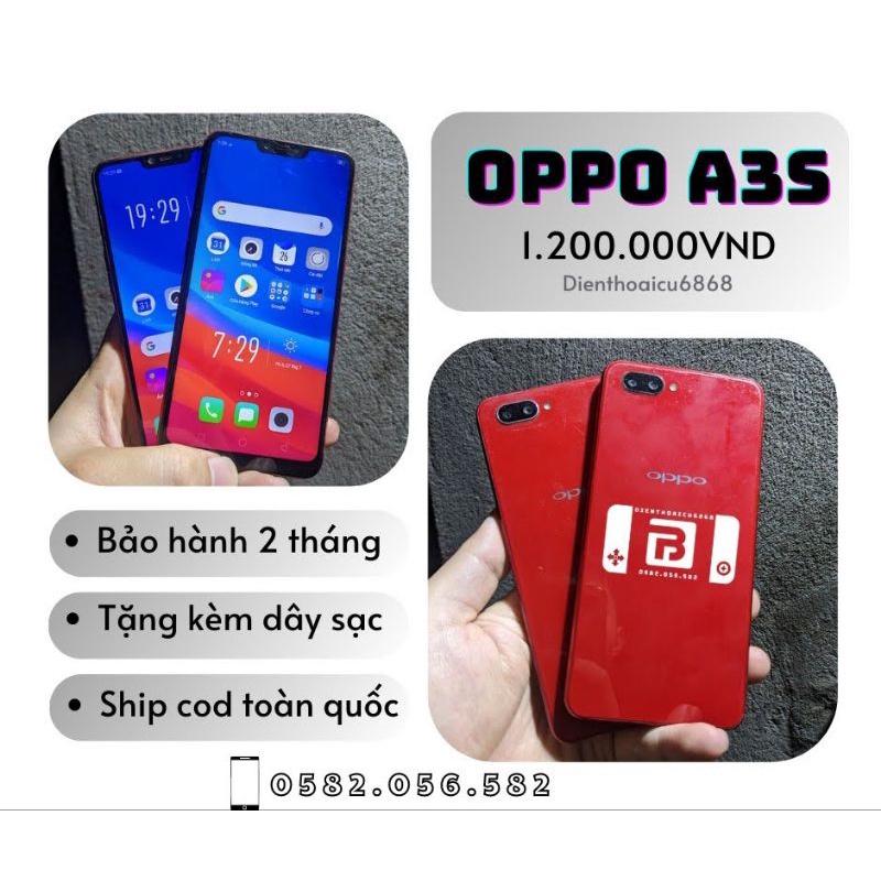 Điện thoại oppo a3s cũ chính hãng - dienthoaicu6868