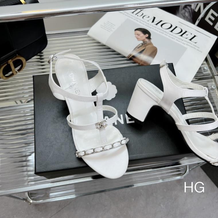 Sandal Chanh Leo bản Vip gót trụ 7p .Quai mảnh ôm chân tôn dáng. Hàng quảng châu cao cấp