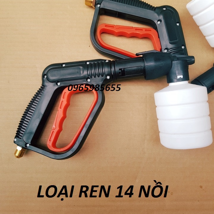 Giá rẻ nhất súng xịt rửa xe và bình tạo bọt tuyết cho máy rửa xe áp lực cao, máy xịt rửa cao áp, máy rửa xe gia đình (Re
