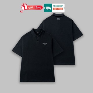 Áo thun polo form rộng Plastic odin áo polo cổ trụ chất thun cá sấu cotton cao cấp Moon