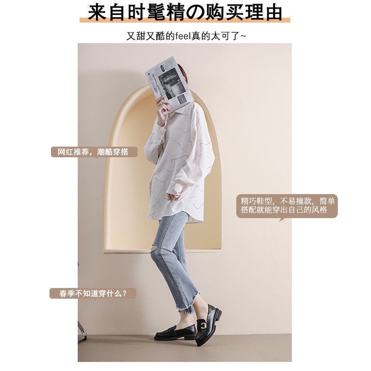 Giày Lười Da Thật Đế Mềm Siêu Nhẹ Thời Trang Mùa Xuân 2023 Cho Nữ