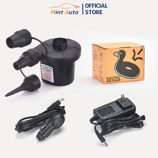 Bơm điện mini 2 chiều hút thổi bơm đệm hơi, phao bơi, hút chân không dùng điện 12V và 220V tiện lợi