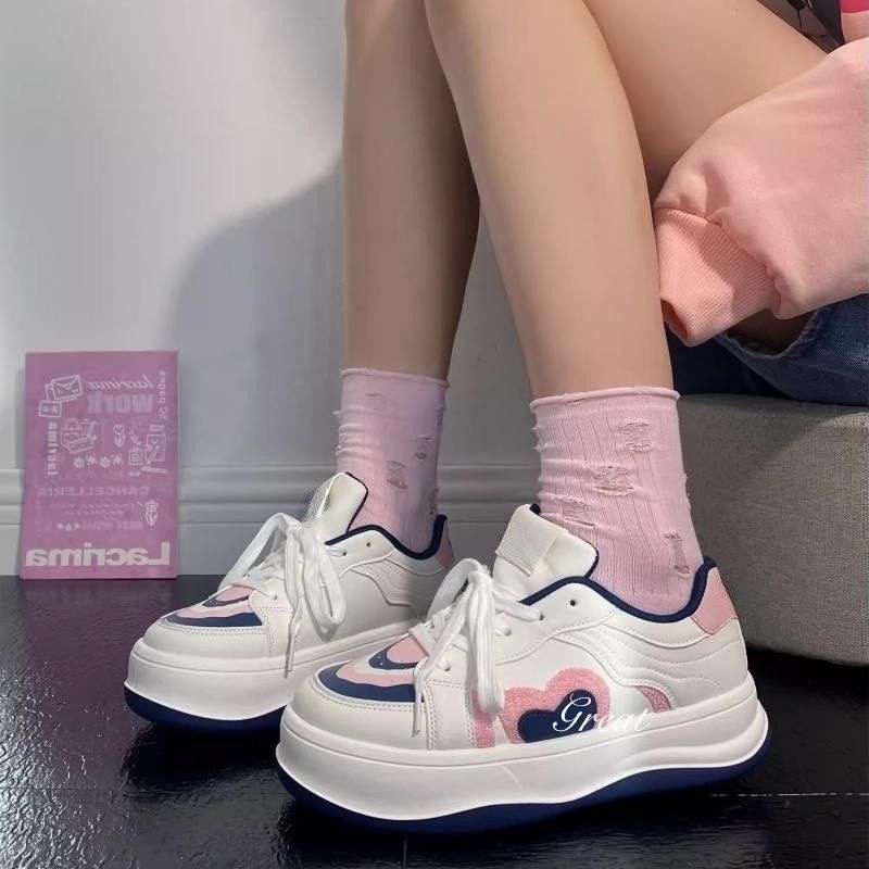 Giày Mũi Tròn Đế Dày Thời Trang Mùa Hè 2023 Phong Cách Mới Cho Nữ