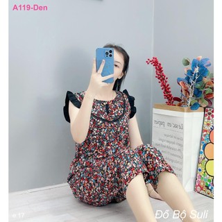 Bộ 9 tấc lụa mango a119 - đồ bộ suli