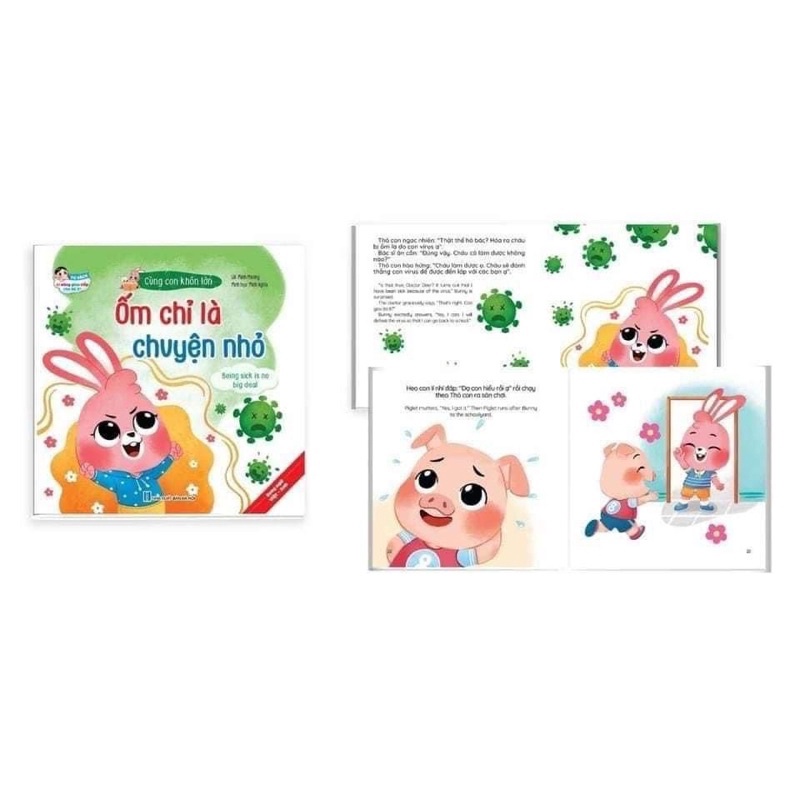 Sách- Combo 10 Cuốn Ehon Giao Tiếp Cùng Con Khôn Lớn Cho Bé