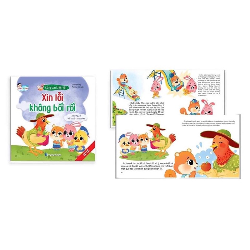 Sách- Combo 10 Cuốn Ehon Giao Tiếp Cùng Con Khôn Lớn Cho Bé