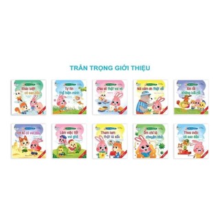 Sách- combo 10 cuốn ehon giao tiếp cùng con khôn lớn cho bé