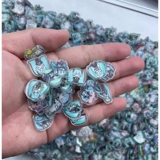 Dây Buộc Tóc Acrylic 2cm Hình Hatsune Miku Phong Cách Mới DIY Kagamine Rin Kagamine Len Megurine Luka