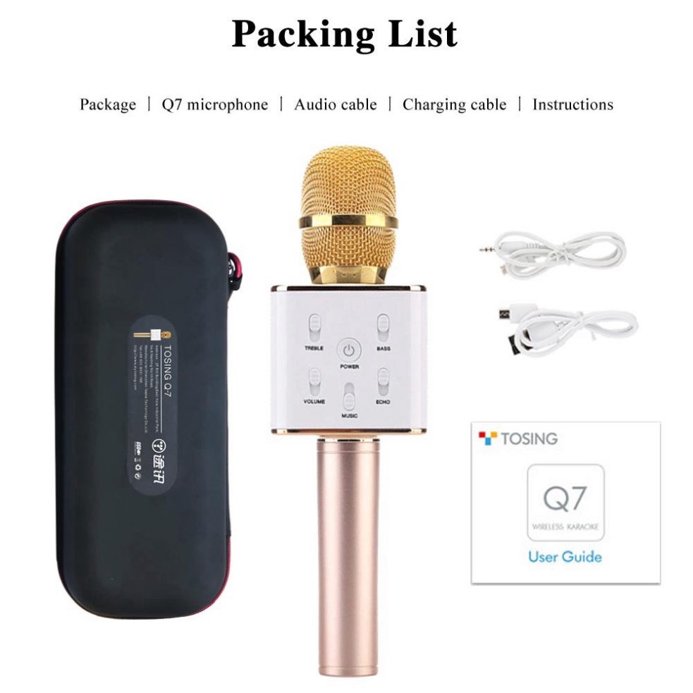 Micro Bluetooth Karaoke SD-08  bao  da  Q7 - Cực hay Loại xịn   SDCR hãng