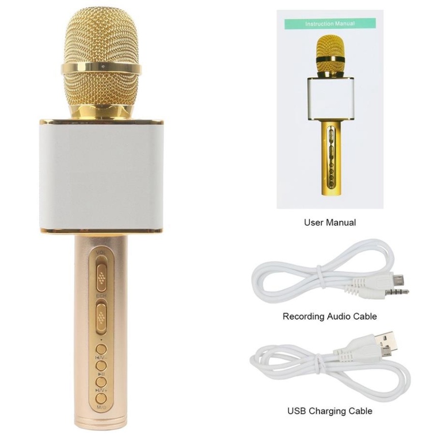 Micro Bluetooth Karaoke SD-08  bao  da  Q7 - Cực hay Loại xịn   SDCR hãng