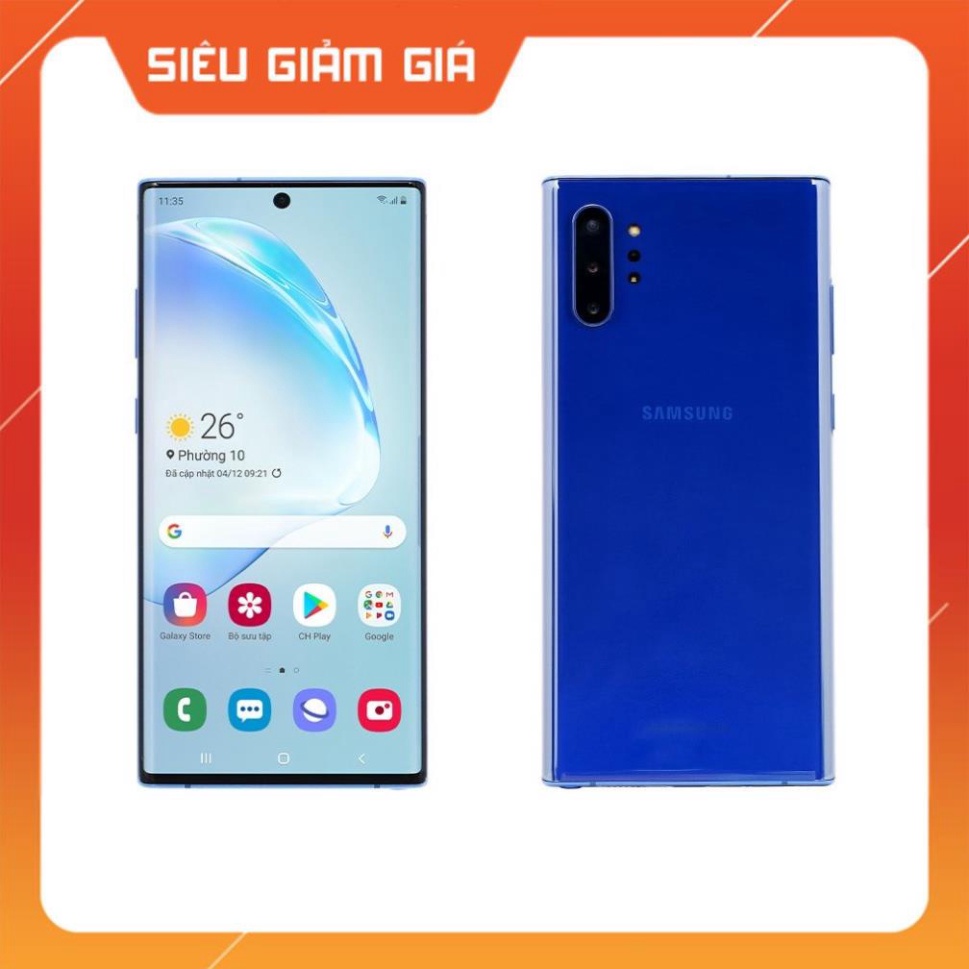 Điện thoại Samsung Galaxy Note 10+ hàng chính hãng, bộ nhớ lưu trữ 512GB, Bảo Hành 12 tháng, tặng linh phụ