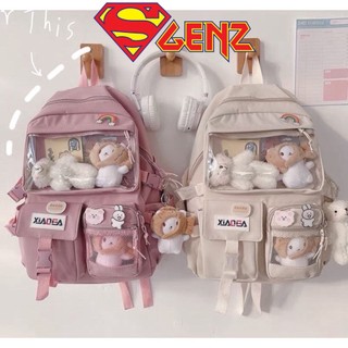 Balo thời trang đi học supergenz - balo túi hộp xiadea