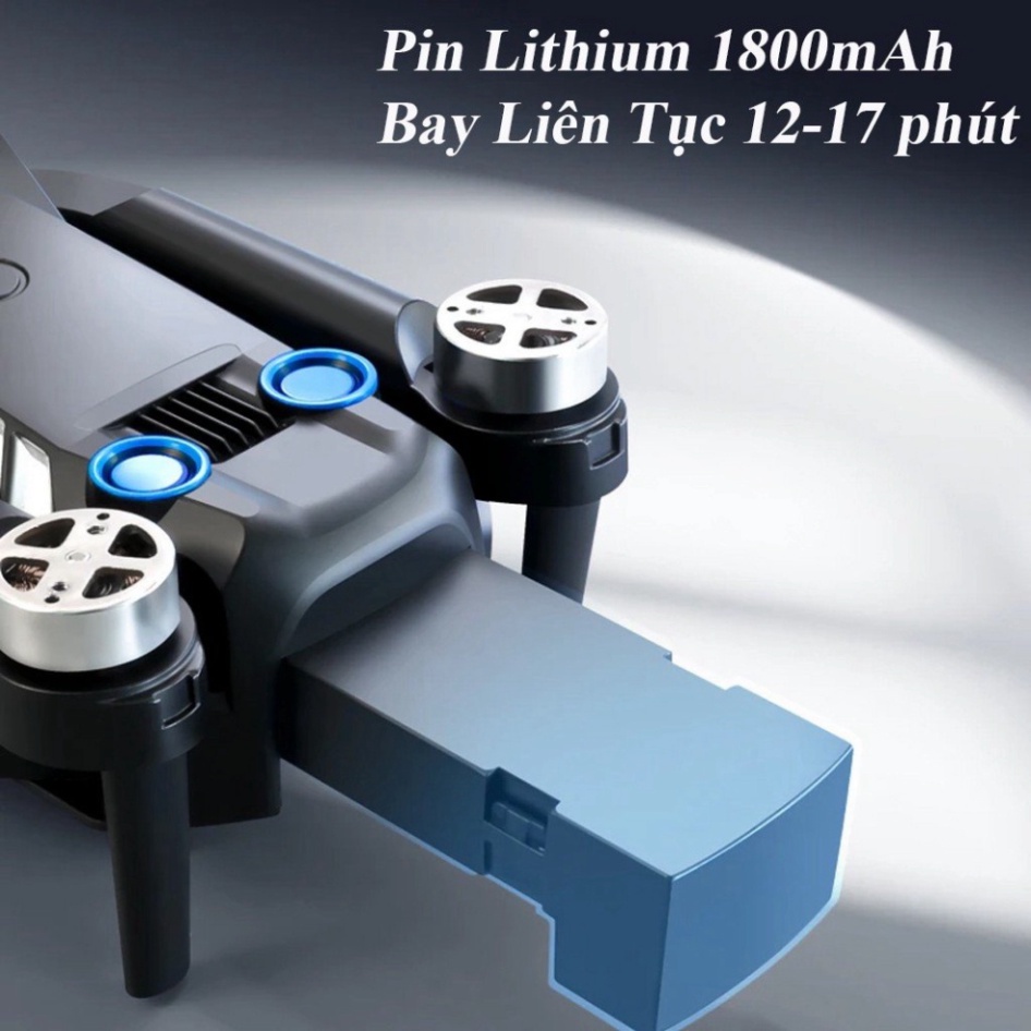 Flycam KS11 Camera 4K HD  thời gian bay 18 phút tầm hoạt động 500M pin 1600mAh không chổi than bay ổn định bền bỉ | BigBuy360 - bigbuy360.vn
