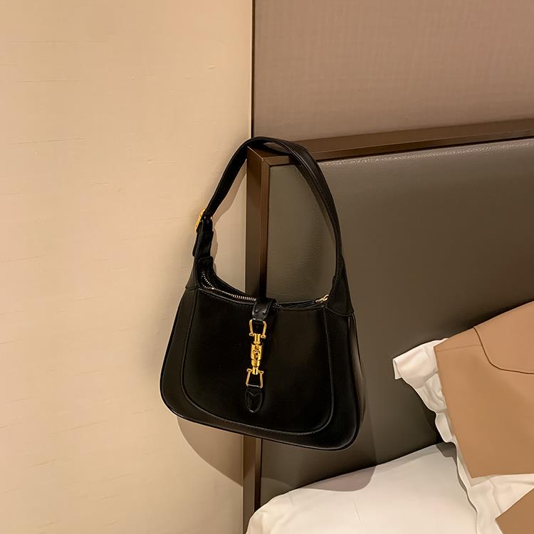 Túi Xách Đeo Vai / Kẹp Nách Màu Đỏ Phong Cách Thời Trang Pháp 2023 Dành Cho Nữ