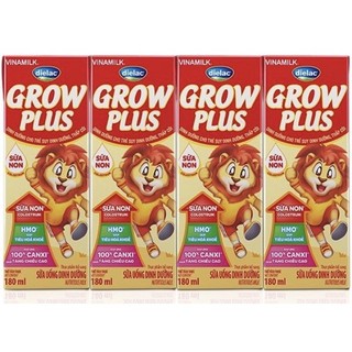 Thùng sữa bột pha sẵn Dielac Grow Plus Đỏ 180ml (48 hộp)