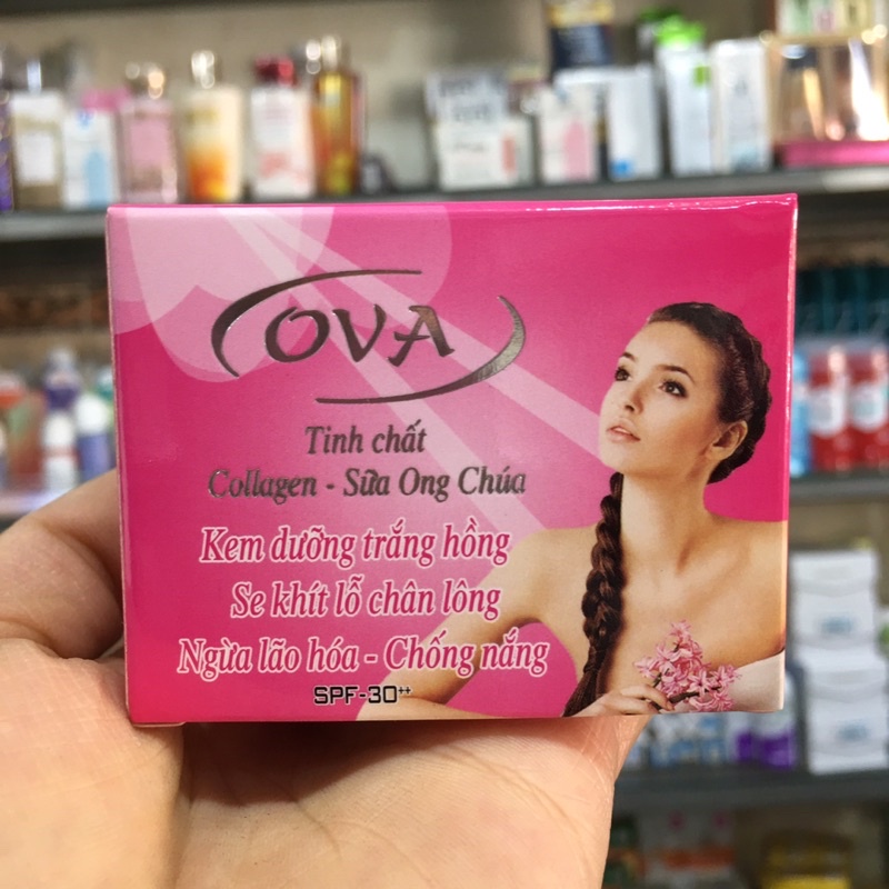Kem ova tinh chất collagen - sữa ong chúa 10g