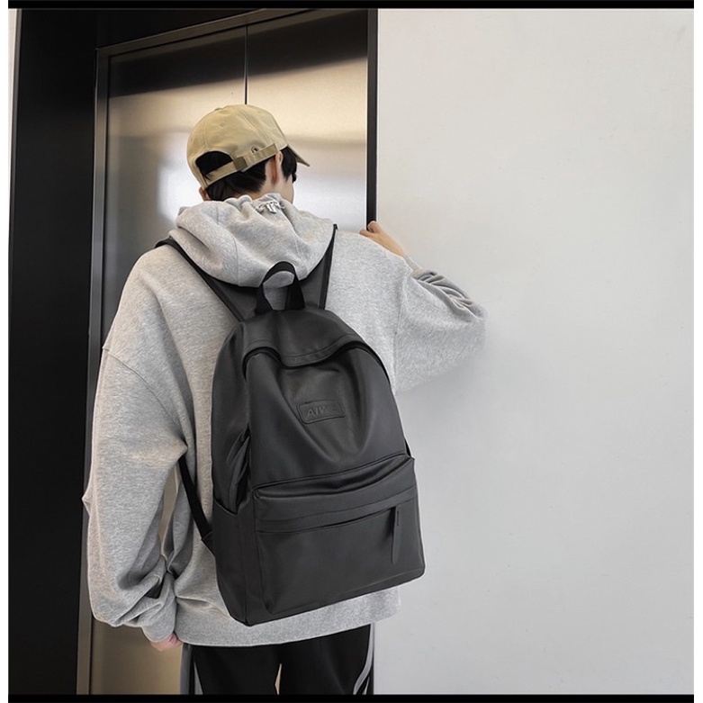 Balo Da AIWE Nam Nữ Đi Học Đi Chơi Du Lịch Giá Rẻ Có Ngăn Lớn Đựng Laptop 15.6 inch Giá Rẻ BL06