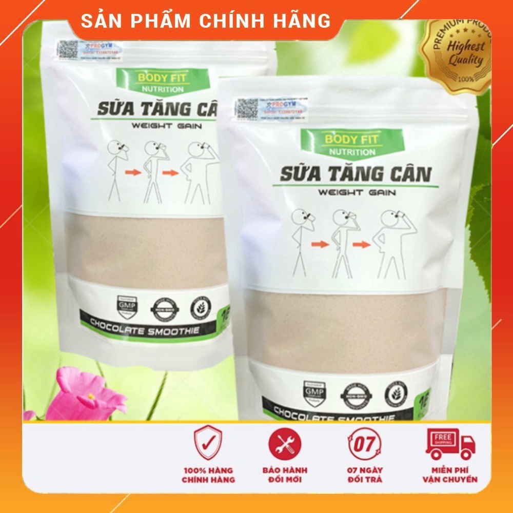 Combo 2 Túi Sữa Tăng Cân Cho Người Gầy BodyFit - Weight Gain + Tặng bình lắc
