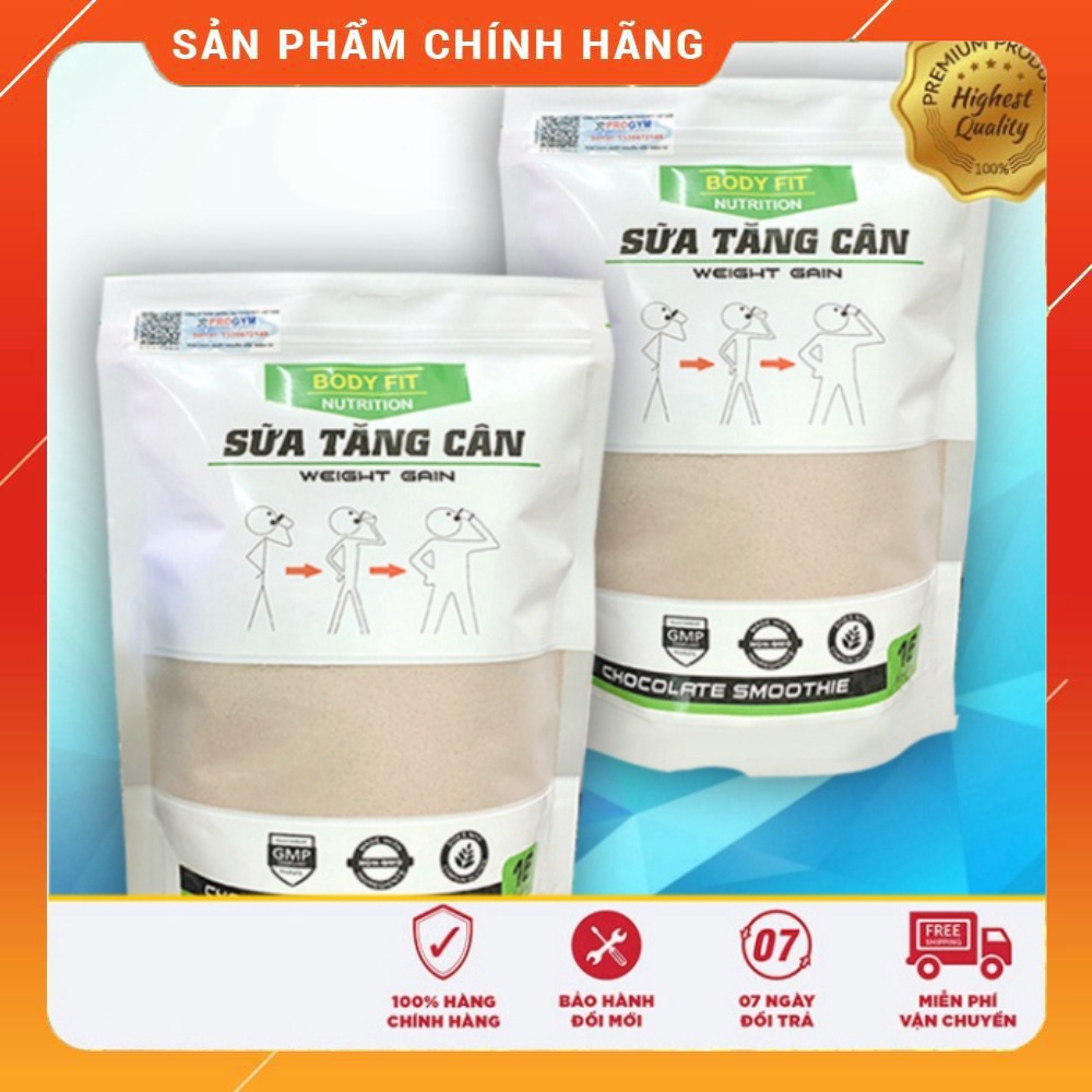 Combo 2 Túi Sữa Tăng Cân Cho Người Gầy BodyFit - Weight Gain + Tặng bình lắc