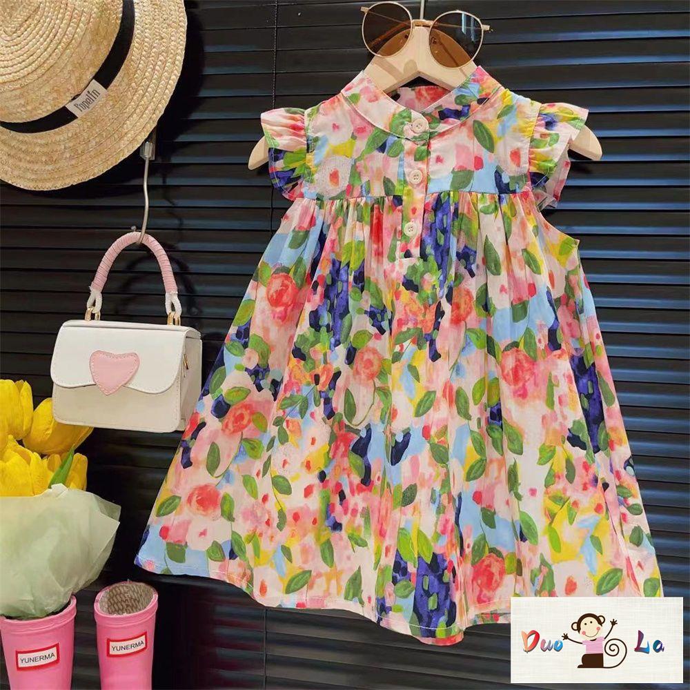 Đầm Công Chúa Không Tay Thời Trang Mùa Hè 2023 Dành Cho Bé Gái