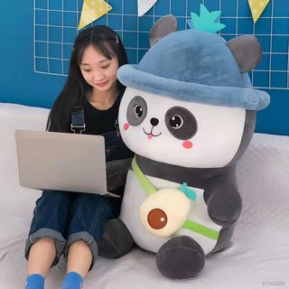 ♤panda plush toy doll gối cute rag doll panda doll net red doll