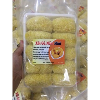 Xôi gà nấm