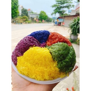xôi ngũ sắc nếp nương