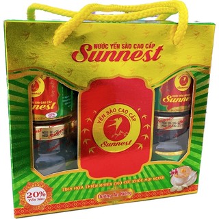 HỘP 6 hủ x 70ml YẾN SÀO 20% ĐƯỜNG ĂN KIÊNG SUNNEST (DATE MỚI 24 THÁNG). Có bán lẻ 2 hủ