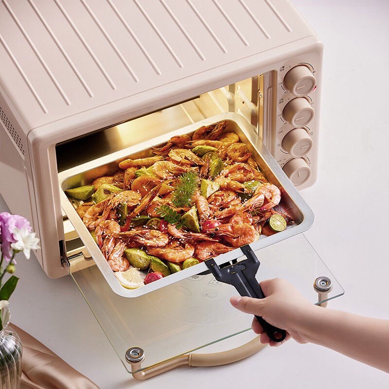 Lò nướng đa năng BEAR 1200W dung tích 20L màu hồng , bảo hành 12 tháng - Lapis Decor