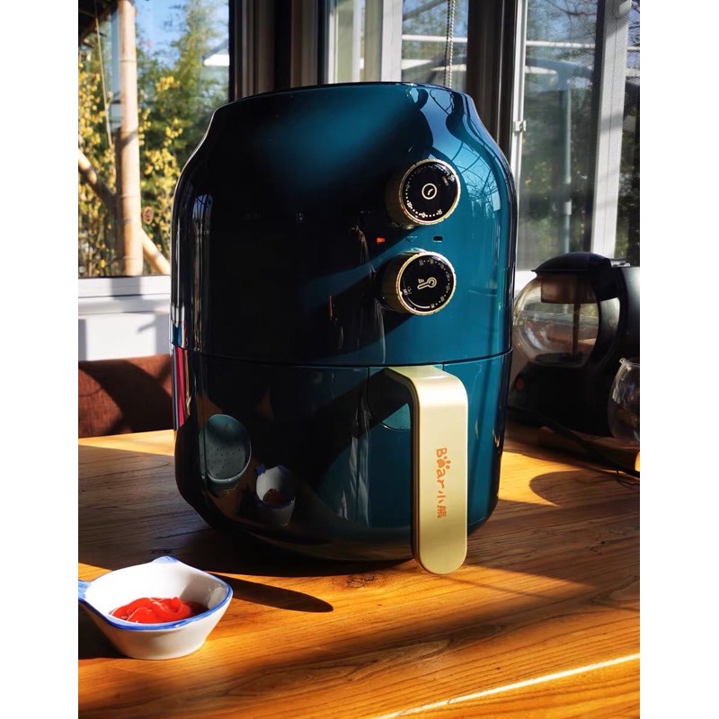 Nồi chiên không dầu BEAR QZG-A14M1 dung tích 3.5L màu xanh mint - Lapis Decor