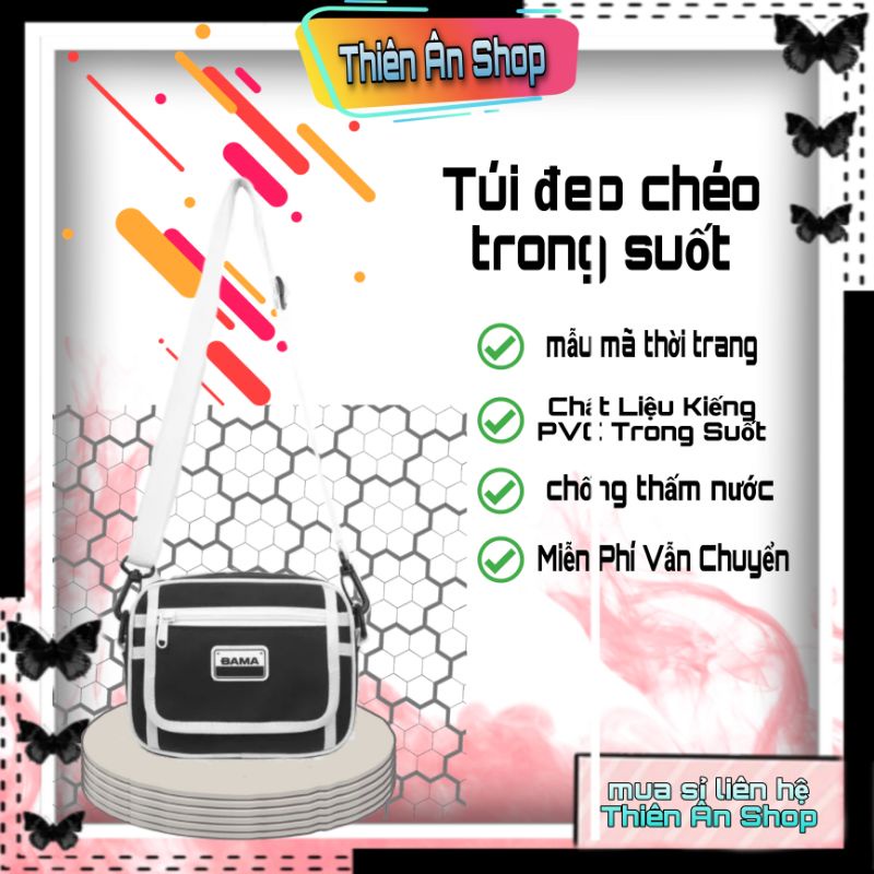 Túi đeo chéo bama thời trang dành cho nữ nhiều ngăn TA0091