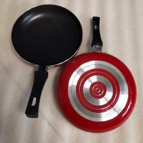 Chảo 2 quai 22cm sâu lòng và chảo 1 quai 18cm chống dính cao cấp siêu Đẹp
