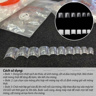 Móng tip chân - gói móng nối chân đủ size