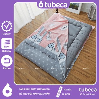 Ga bọc nệm Topper Cotton Poly | 2 Mặt Kéo Khóa | 1m 1m2 1m4 1m6 1m8 | Nệm Dưới 10cm | POLY-02 | JAFUMA
